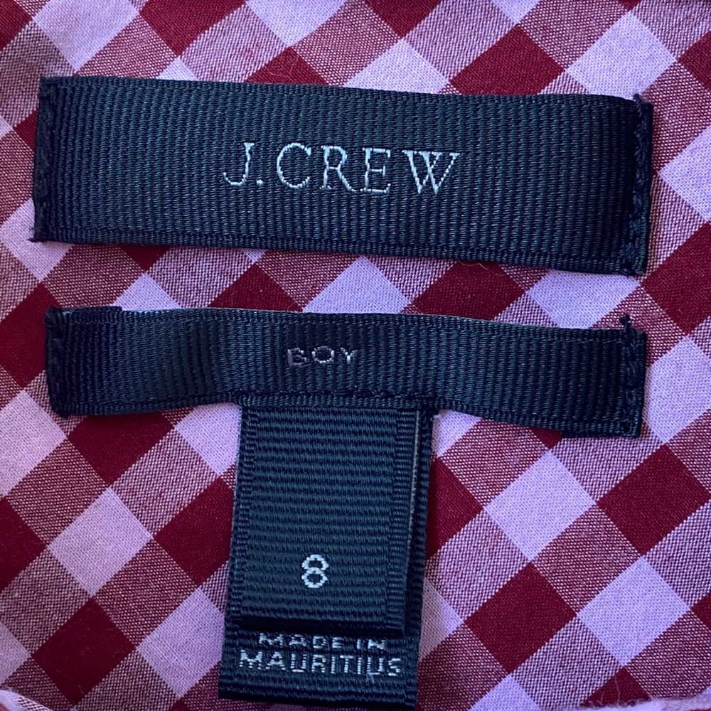 J Crew cotton shirt age 8. Like new condition - Picture 4 of 4